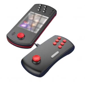 Console De Jeu Portable &Agrave; &Eacute;cran Couleur De 3,5 Pouces Haute D&eacute;finition Machine De Jeu Pour La Maison En Int&eacute;rieur Noir Avec Manette De Jeu - Neuf