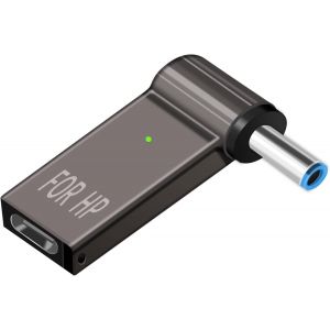 acdsgd-USB-C vers 4,5 x 3,0mm Adaptateur Convertisseur 100 W PD pour Ordinateurs Portables HP Zbook Elitebook Pavilion Laptops - Neuf