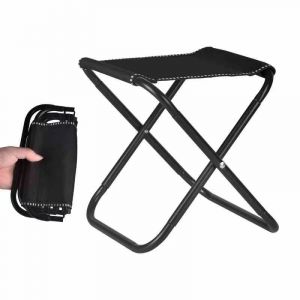 Camping Pliant Extérieure Tabouret Pliant, De Plein Air, Petite Portable De Camping Pliant, Adapté Pour Le Camping, La Pêche, Pique-Nique, Les Voyages Et La Randonnée - Neuf