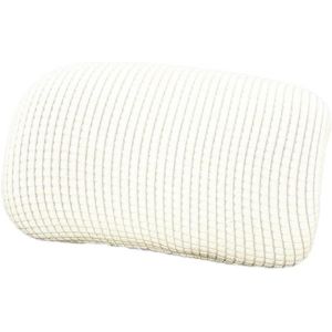 Lot De 6 Housses De Coussin &Eacute;lastiques Pour Chaise De Bureau-Housses D'appui-T&ecirc;te-Housse Imperm&eacute;able-Anti-Salissure-Anti-Poussi&egrave;re-Pour Chaise D'ordinateur-Housse D'appui-T&ecirc;te-Blanc - Neuf