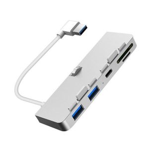 Adaptateur r&eacute;partiteur USB 3.0 3 ports avec lecteur de carte SD/micro SD pour iMac 21,5"" et 27"" PRO - Neuf