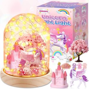 Eryi-Diy Veilleuse Licorne Fille, Licorne Bricolage Enfant Loisirs Créatifs Activités Manuelles Fille 3 4 5 6 7 8 9 10 11 12 Ans, Cadeau Licorne Fille Enfant Jouet, Jeux Fille Cadeau Anniversaire - Neuf