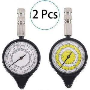 2 Pcs Carte T&eacute;l&eacute;m&egrave;tre Odom&egrave;tre Multifonction Boussole Curvim&egrave;tre Appareil,Opisom&egrave;tre,Curvim&egrave;tre,Calculateur De Distance Carte Mesureur Boussole Randonn&eacute;e Campin - Neuf