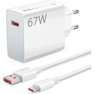 LORANKA-67W Chargeur Rapide avec C&acirc;ble USB C 1m pour Redmi Note 13Pro 12Pro 11Pro,Chargeur Turbo pour Xiaomi 15T 14T 13 Pro 13 12 Lite Redmi Note 12 12S 11S POCO X6Pro X6 M6Pro F6Pro F5 X5Pro X4 GT - Neuf