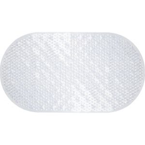 KAL-Tapis De Bain Antidérapant Transparent Avec Ventouses ¿ 68 Cm X 38,5 Cm Pour Une Prise En Main Sûre Et Une Sécurité Accrue Dans La Salle De Bain - Neuf