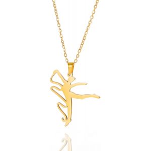 Trahoo-Collier De Gymnastique Rythmique - Cadeau De Gymnastique Pour Filles - Collier Ruban Avec Pendentif En Ruban - Cadeau Pour Femme Et Entraîneur - Neuf