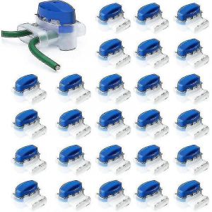 26pcs connecteurs de fil remplis de résine,connecteurs de fil de tondeuse à gazon robot,connecteur de fil de tondeuse à gazon étanche pour le jardin et l'extérieur et robot tondeuse A - Neuf