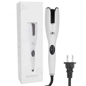 Fer A Boucler Automatique Anti-Brulure, Portable, Ecran Lcd, Blanc, Prise Us 110-240 V - Neuf