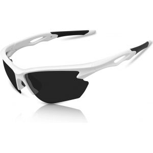 Kalanka-Lunette De Soleil Sport Polarisée, Lunettes De Cyclisme Homme Femme Pour Cyclisme, Conduite, Golf, Ski, Pêche Et Course À Pied Avec Protection Uv400 Et Monture Tr90 Incassable - Neuf