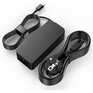 Pour Lenovo 65W Usb C Adaptateur Secteur Chargeur Pour Ordinateur Portable Pour Lenovo Thinkpad Huawei Matebook Pro Air Hp Elitebook Spectre Asus Acer Xiaomi Air Chargeur Adaptateur Type C[Z3103] - Neuf