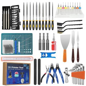 VornixorSarlshop84 Pi&egrave;ces kit Modelisme, Accessoires Outils Imprimante 3d, Kit Impression 3d avec Ebavureur, Kit Nettoyage Imprimante, pour le Retrait Nettoyage - Neuf