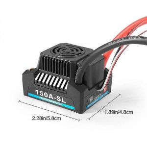 150A Brushless Senseless Contrôleur de vitesse électronique (ESC) pour voiture pour 1/8 RC voiture Pa - Neuf