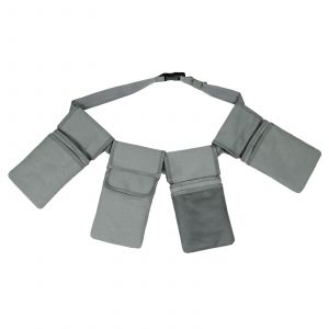 Sacs ceinture gris multifonctions pour &eacute;lectricien, pochette de rangement pour outils, sac fourre-tout, trousse de jardinage - Neuf