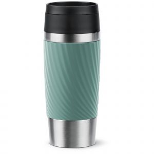 Tefal Travel Mug Classic N2024310 Thermos 360 Ml Noir, Bleu, Acier Inoxydable Acier Inoxydable - Neuf