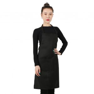 Hjlian Tablier De Cuisine Reglable, Resistant A L'eau Et A L'huile, Avec Poches, Pour Homme Et Femme, Noir - Neuf
