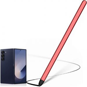 Stylet Fold6/Fold5, Stylet pour Tablette Samsung Stylet pour Pad, Stylet pour Tablette, Pointe Sensible, Remplacement du Stylet Sam S Pen-Rouge - Neuf
