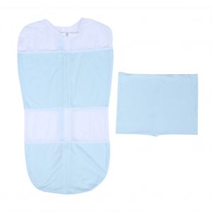 Gigoteuse En Polyester Respirant Pour Nouveau-Ne, Couverture Chaude Et Emmaillotee (Bleu S) - Neuf