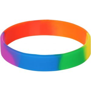 Bracelet En Silicone Arc-En-Ciel-Accessoire Gay Pride Lgbt Festival Events-Bracelet Pour Hommes Ou Femmes-Résistant À L'eau Poignet Sport - Neuf