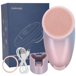 Brosse Nettoyante Multifonctionnelle Pour Le Visage, Rajeunissante Et Vibrante, Nettoyante Pour Les Pores Du Visage, Degrade Rose Bleu - Neuf