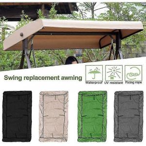 Balancoire de toit de remplacement, balancoire universelle, balancoire de porche, banc de jardin, chaise longue de jardin 2-3 places 191 x 120 cm, cadeau ideal - Neuf