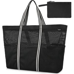 ERSHI-Sac de voyage extra large - Sac à main pliable - Sac à main en filet pour l'été, la plage, le shopping[1512] - Neuf