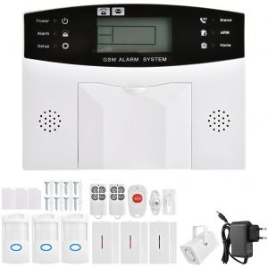 Systeme d'alarme incendie antivol sans fil pour la securite de la maison, prise UE 110-240 V - Neuf