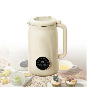 Le Lait De Soja Machine De Lait De Noix De Fabricant De 1l/34oz 12hour Minuterie 6hour Garder Au Chaud Silencieux 8minute Propre De D&eacute;marrage Onebutton Beige - Neuf