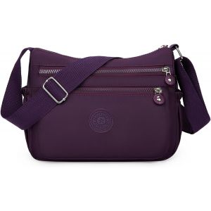 KALANKA-Sac Bandouli&egrave;re Femme, Sac a Main Multipoches Sacoche Femme Bandouli&egrave;re, Besace Loisir, R&eacute;glable Besace pour Shopping, Voyage, Travail, pour &Eacute;cole Usage Quotidien - Neuf