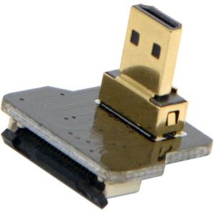 Kal-Xiwai Cyfpv Micro Hdmi Type D M&acirc;le Coud&eacute; &Agrave; 90 Degr&eacute;s Pour Fpv Hdtv Photographie A&eacute;rienne Avec Drone Multicopter - Neuf