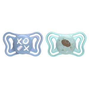Sucette Physio Light En Silicone Bleue 16-36m De Chicco Pour B&eacute;b&eacute; - Neuf