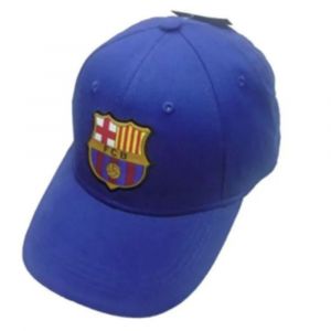 Casquette Fc Barcelone Enfant Officielle - Taille Réglable 54-56 Cm (Taille 56 Cm,Couleur Bleu) - Neuf