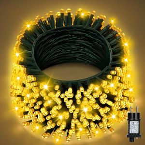 JGD-Guirlande Lumineuse No&euml;l Int&eacute;rieur Exterieur, 30M 230 LED 8 Modes &Eacute;tanche Minuterie Guirlande Lumineuse Sapin de Noel avec Prise, Lumi&egrave;res de No&euml;l D&eacute;coration pour Jardin Mariage Balcons (Chaude) - Neuf
