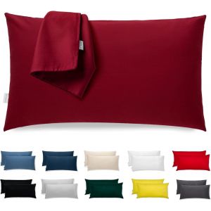 Cauc-Taie D'oreiller 40x60 Microfibre Premium Lot De 2 Housse Coussin Pour Coussins Canap&iquest;&iquest;/Lit Tissu Super Doux Resistant Et Lavable Hypoallerg&iquest;&iquest;Nique Anti-Acariens Avec Fermeture &iquest;&iquest;Clair Invisible - Neuf