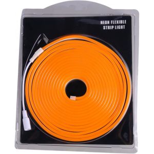 Ruban Lumineux Led Ne&oacute;n 12V, 5M 6X12Mm 120 Leds/M&egrave;tres. Couleur Orange. D&eacute;coupe 2,5Cm. D&eacute;coration Int&eacute;rieure Et Ext&eacute;rieure, Maison, Commerce, Enseignes...Transformateur Non Inclu[RUB9223841] - Neuf