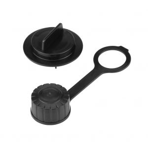 Kit de pieces pour bidon d'essence, bouchon de fermeture, joint d'aeration arriere pour bec verseur Gott Rubbermaid - Neuf