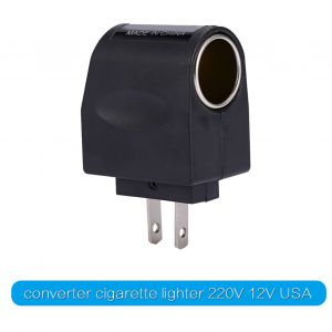 adaptateur convertisseur allume-cigare pour chargeur mural Ca vers 12 V CC, prise americaine - Neuf