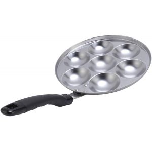 Letnerny-Takoyaki Grill Pan 7 Trous En Alliage D'aluminium Oeufs Antiadhésifs Pancake Poulpe Boulettes De Viande Maker Avec Poignée Demi Sphère Tournez Bâtons Et Pour Cuisson - Neuf