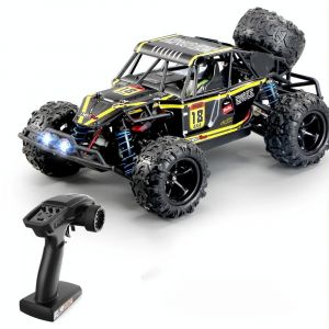 Voiture Télécommandée 4WD Haute Vitesse 40km/h Batterie Longue Durée 80m Portée Jaune YONIS - Neuf