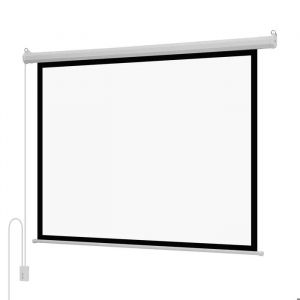 &Eacute;cran de Projection Electrique Motoris&eacute;-Duoku-1829 mm-4:3-1080 HD-Toile Murale en PVC-T&eacute;l&eacute;commande Incluse-Large Angle de Vision - Neuf