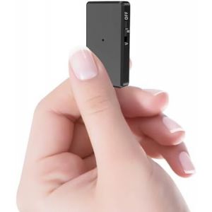 JEXNOVASHOP-Mini Enregistreur Vocal 64 Go &iquest; Dictaphone Enregistreur Vocal avec Activation Vocale, Enregistreur Audio avec &Eacute;couteurs, Enregistreur Espion Rechargeable par USB, pour Voiture, R&eacute;union, C - Neuf