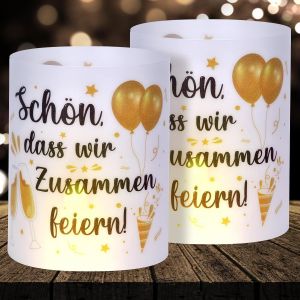 Kalanka-Lot De 16 Photophores - D&eacute;coration De Table D'anniversaire - Carnaval - D&eacute;coration De Table Pour Gar&ccedil;ons Et Filles - Belle D&eacute;coration Pour Bougies Chauffe-Plat Et Bougies - Neuf