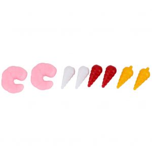 Lot De 100 Leurres De Peche Souples Et Realistes, 10 Types, Boite D'accessoires - Neuf