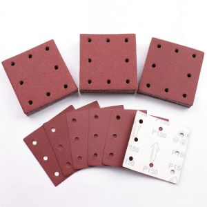 50 Pièces Feuilles Abrasives,110x115mm Papier a Poncer 150 Grains Papier Abrasif pour Bosch Ponceuse Vibrante Polir et Enlever La Rouille - Neuf