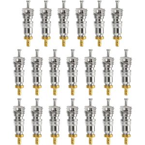 KALANKA-Air Climatisation Vanne Noyau avec Joint, 20 Paquet Réfrigération Service Vanne Tige Noyaux pour HVAC AC Système Accessoires - Neuf