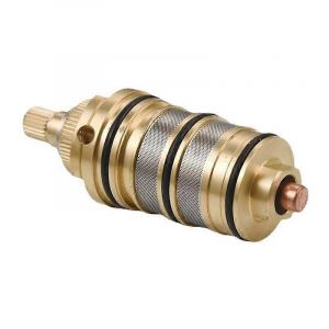 Promotion d'hiver,cartouche thermostatique et poignée en laiton pour baignoire Douche Mitigeur Robinet Barre de douche Mitigeur de douche Robinet Cartouche de mitigeur de douche - Neuf