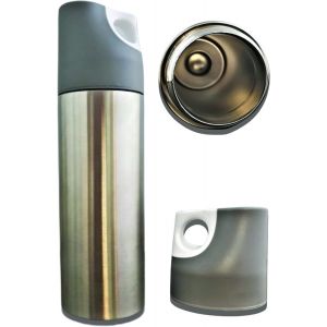 . - Gourde Isotherme En Acier 500 Ml/Double Paroi - Boissons Chaudes Ou Froides - Grande Contenance - Neuf