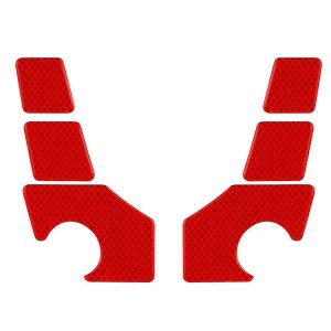 Autocollant r&eacute;fl&eacute;chissant d'avertissement de porte de voiture de s&eacute;curit&eacute; Bande r&eacute;fl&eacute;chissante d'avertissement d'ouverture de porte de voiture pour STEPWGN RP8 - Neuf