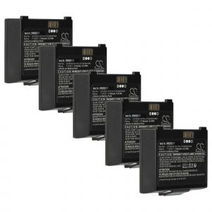 vhbw 5x Batterie compatible avec Epson TM-P80II PLUS imprimante, scanner, imprimante d'&eacute;tiquettes (1150mAh, 7,4V, Li-ion) - Neuf