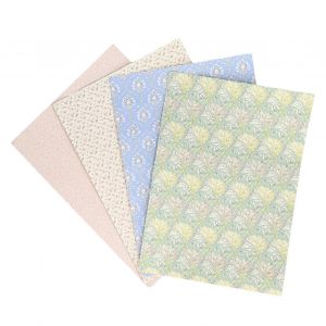 1:12 &Eacute;chelle Maison de poup&eacute;e Papier mural 4 feuilles Diff&eacute;rents motifs Belles miniatures Poup&eacute;es Maison Papier peint - Neuf