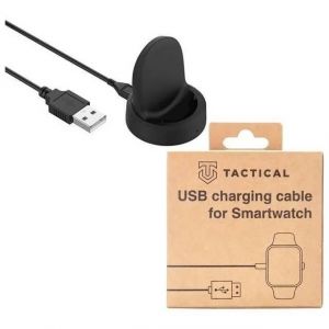 Chargeur USB - TACTICAL - Galaxy Watch R81 - Recharge rapide - Protection surtensions - Noir - Neuf